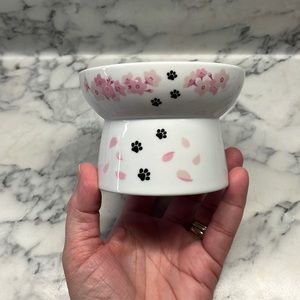 Neco Ichi raised cat water/food dish